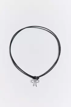 Браслет-шнурок с бантиком