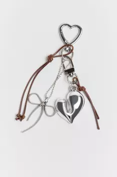 Брелок-обвес с сердечками и бантиками