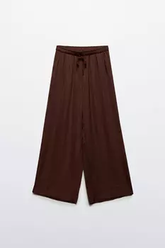 Брюки домашние атласные