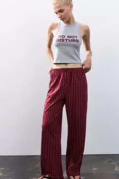 Брюки домашние из хлопкового трикотажа