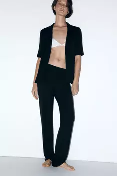 Брюки домашние прямые из вискозы