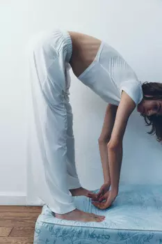 Брюки домашние широкие из трикотажа