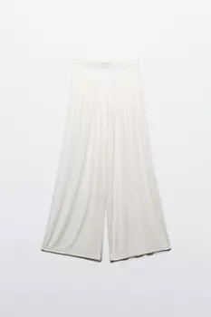 Брюки домашние широкие из вискозы