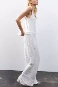 Брюки домашние широкие из вискозы