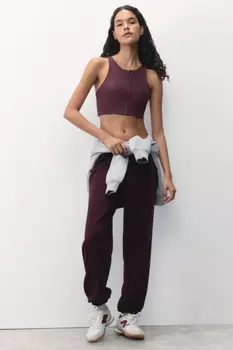 Брюки-джоггеры спортивные из футера