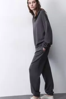 Брюки-джоггеры спортивные из трикотажа