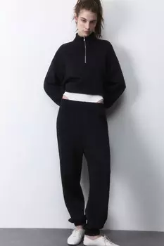 Брюки-джоггеры спортивные из трикотажа