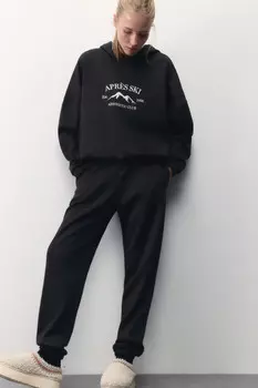 Брюки-джоггеры спортивные с начесом