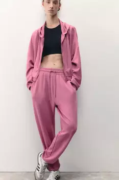 Брюки-джоггеры спортивные с поясом на завязках