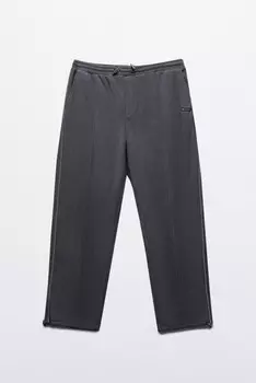 Брюки-джоггеры теплые из флиса