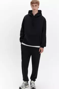 Брюки-джоггеры трикотажные из футера