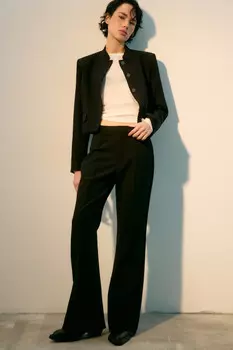 Брюки клеш со средней посадкой