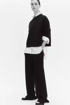 Брюки костюмные из эластичной ткани