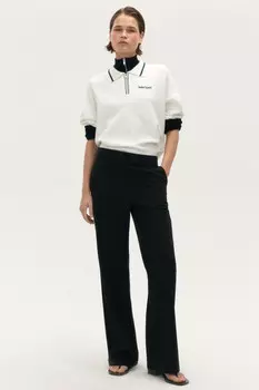 Брюки костюмные с высокой посадкой