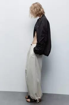 Брюки-парашюты широкие с утяжками