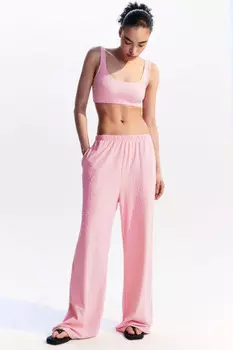 Брюки пляжные фактурные