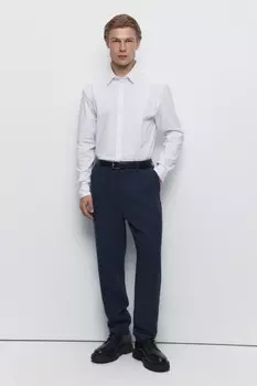 Брюки прямые костюмные классического кроя