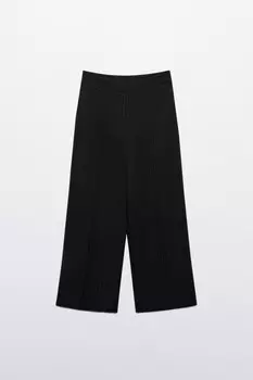 Брюки-кюлоты широкие костюмные со стрелками