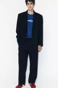 Брюки широкие костюмные со стрелками