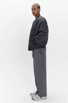 Брюки широкие с поясом на завязках