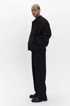 Брюки широкие с поясом на завязках