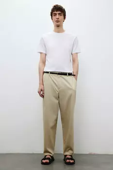 Брюки зауженные из хлопка