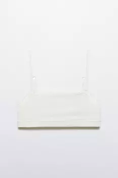 Бюстгальтер-топ бесшовный с кружевом