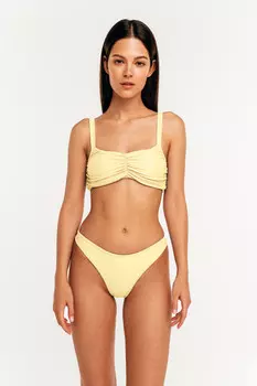 Бюстгальтер купальный с драпировкой на груди