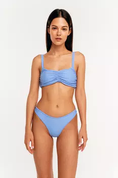 Бюстгальтер купальный с драпировкой на груди