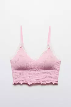 Бюстгальтер-майка из кружева