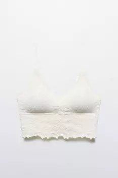 Бюстгальтер-майка из кружева