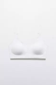 Бюстгальтер с декором из сетки