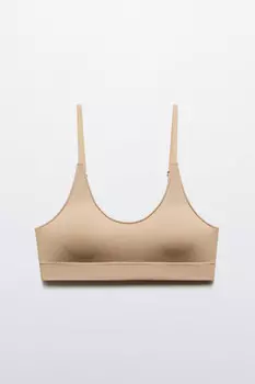 Бюстгальтер-топ гладкий бесшовный