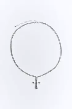 Цепочка на шею с абстрактным крестом