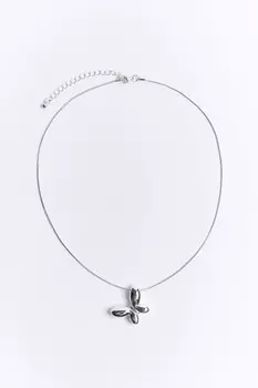 Цепочка на шею с объемной бабочкой