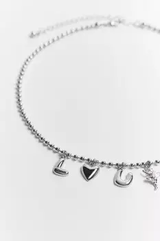 Цепочка на шею с подвесками