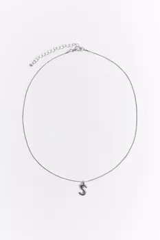 Цепочка на шею с подвеской-буквой