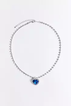 Цепочка на шею с подвеской-сердцем