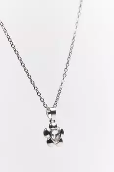 Цепочка с цветком и стразами