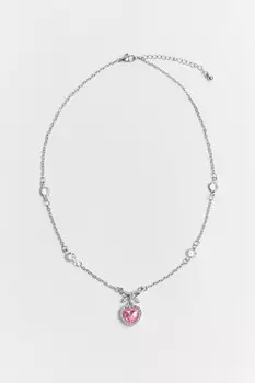 Цепочка серебристая с подвеской