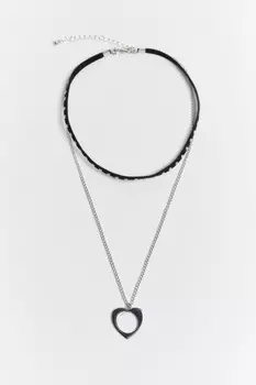 Чокер с цепочкой и подвеской