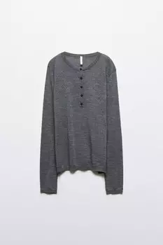 Джемпер из шерсти с застежкой