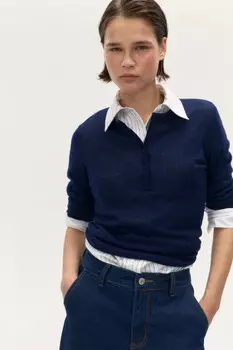 Джемпер из шерсти с застежкой