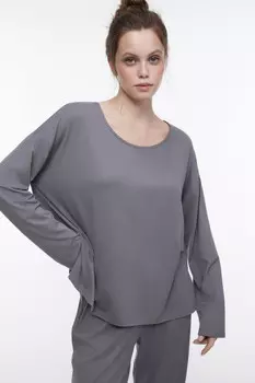 Джемпер oversize домашний трикотажный
