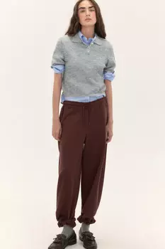 Джемпер-поло с короткими рукавами