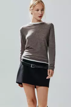 Джемпер тонкий из шерсти мериноса