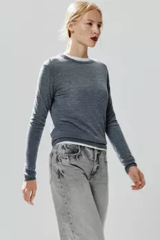 Джемпер тонкий из шерсти мериноса