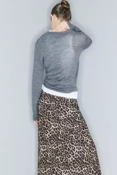 Джемпер тонкой вязки из шерсти мериноса