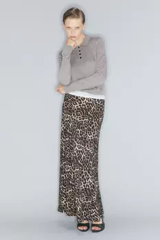 Джемпер тонкой вязки с воротником-поло