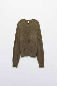 Джемпер вязаный пушистый